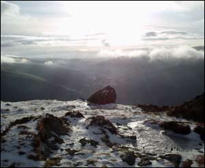 Chris Wright took this picture on Cadair Idris on a break from exam revision