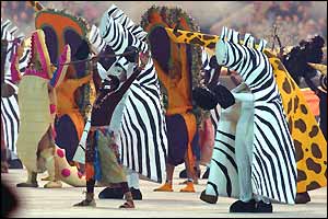 A dramatic recreation of Hannibal's battle against Roman invaders