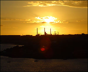 Nat Morris from Haverfordwest captured this sunset near Neyland, Pembrokeshire