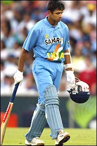 Rahul Dravid departs for nought
