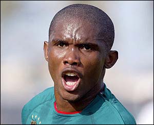 Cameroon's Samuel Eto'o