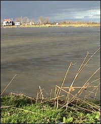 Notts side of border