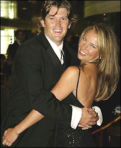  Ian Harvey and his wife, Amanda 