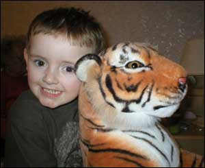 Arthur Williams, from Cwmbran, sent in this picture of his four-year-old grandson