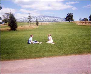 Laura Jones sent this shot of her and friend Kathryn Whatley enjoying the view of the National Botanical Garden of Wales.