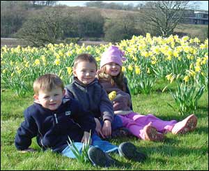 Harry, Joshua and Jasmine at Middleton during half-term