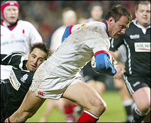 Neil Best scored Ulster's first try 