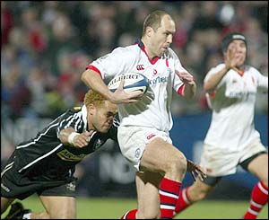 Ulster flyhalf Adam Larkin 