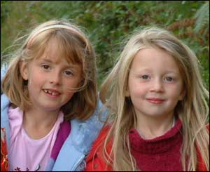 Lois Angharad and Lydia enjoying each other's company on a walk - in Llyn (Llinos)
