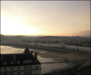 Winters sunrise in Llandudno, as sent in by Jeff Cronkshaw from Surrey