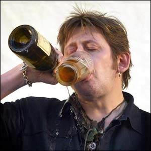 Former Pogues singer Shane MacGowan 