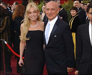 Sir Ben Kingsley and wife Alexandra Christmann