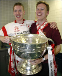 Cormac's brother Donal was the first player to embrace after the final whistle last September