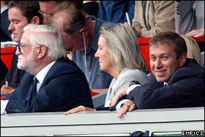 Ken Bates and Roman Abramovich 