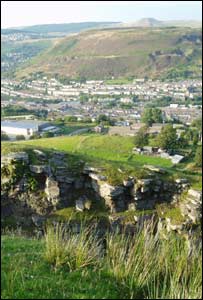 Jamie Thomas, who now lives in London, took this shot of the Rhondda Valley on a trip home