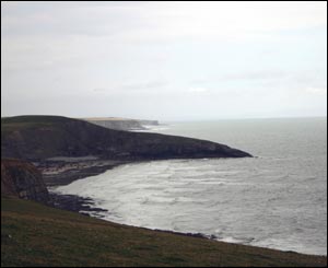 Southerndown near Ogmore by Sea taken by Mal Durbin from Treherbert