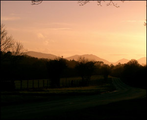 A view of Eifl Mountain from Caeathro (Mrs Jones)