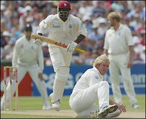 Chris Gayle leads West Indies' charge for runs