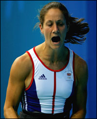 Michaela Breeze shows her emotions