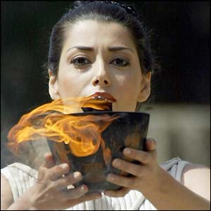 Greek actress Thalia Prokopiou