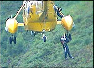 In Pictures: Scotland landslide