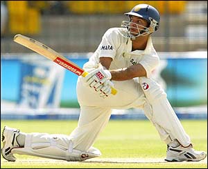 Yuvraj Singh in action with the bat