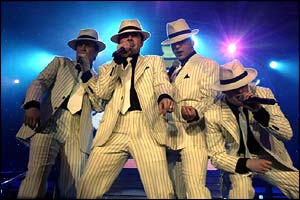 Close-up shot of the band