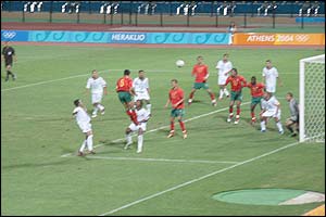 Will Fealey's photo from the Heraklio stadium of Portugal v Morocco