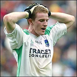 Tom Brewster came on as a substitute against Mayo