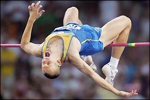 Holm, a three-time world indoor champion, equals his own world leading mark this season with his first attempt at 2.36m