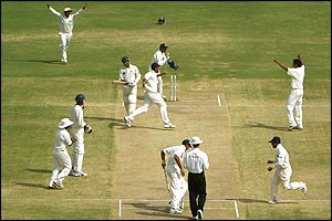 The moment of victory for India