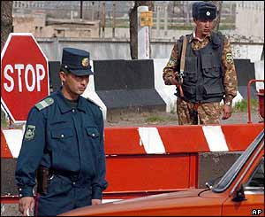 Checkpoint in Tashkent