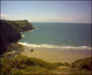 James Dyer took this picture of Ynys Barry beach in Pembrokeshire on his mobile phone camera whilst visiting family in Fishguard 