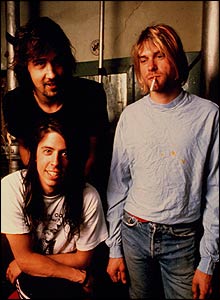 US rock band Nirvana 