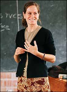 VSO volunteer Tracey Riches (Pic: Aubrey Fagon/VSO)