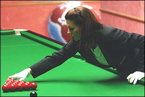 Referee Michaela Tabb 