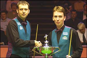 Mark Williams and Ken Doherty