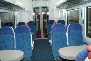Another shot of the seating in a carriage