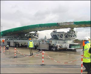 The wing is followed by staff