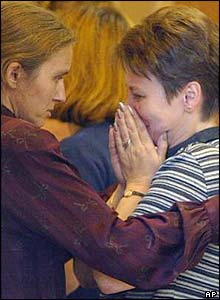 Relatives waiting for news