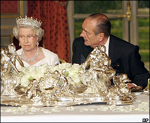The Queen and President Chirac