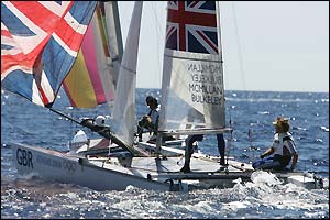 Mark Bulkeley and Leigh McMillan finish 13th overall in the Tornado class