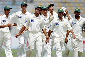 Pakistan celebrate 