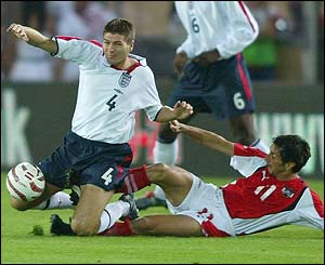 England's Steven Gerrard