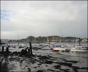 This picture of Conwy Bay on an overcast afternoon was sent by Niall O'Donoghue