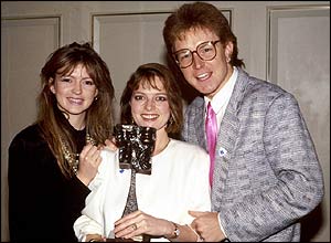 Caron Keating, Janet Ellis, Mark Curry