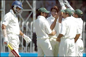 Sami traps Yuvraj lbw for 47