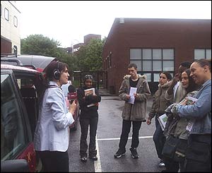 An outside broadcast