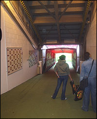 The Old Trafford tunnel