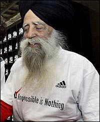 Singh, who has 13 grandchildren and six great grandchildren, took up running in 1989